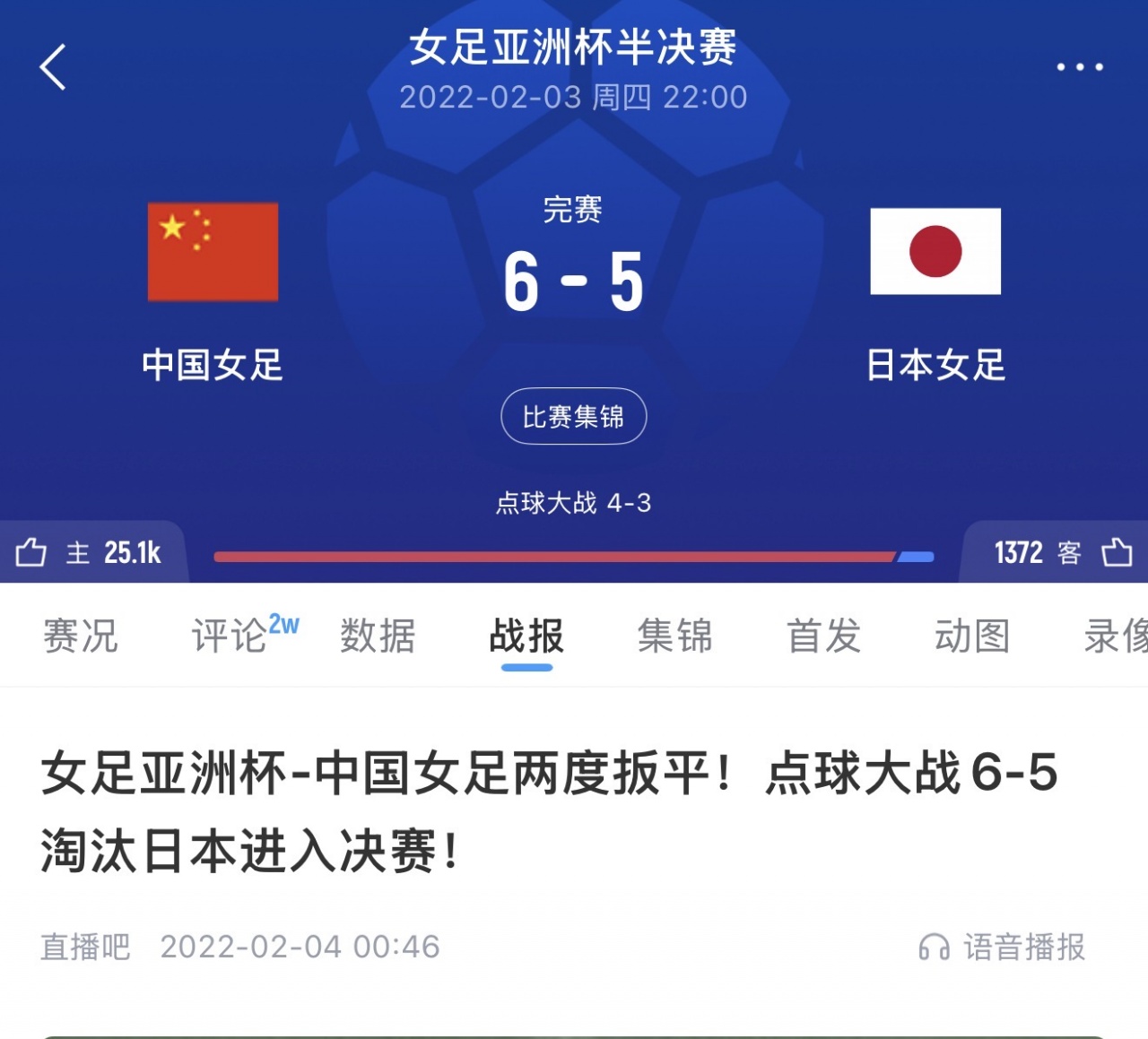 竞技宝官网-日本女足近4届亚洲杯3次夺冠，唯一一次是半决赛遭中国女足淘汰